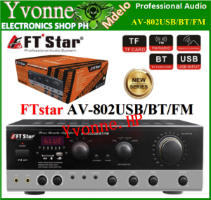 The FTstar AV-802 USB/BT/FM  5.1Channel Karaoke Amplifier with USB and Bluetooth ( AV 802 USB/BT/FM)