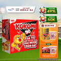 Mì Kokomi Đại 90 Tôm Chua Cay - Thùng 30 Gói x 90g. 