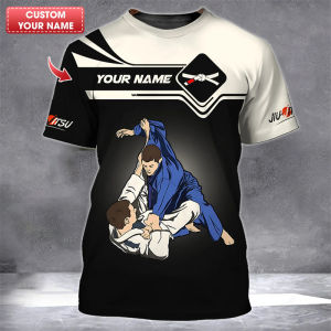 New Design 3D Full Printed Jiu Jitsu T-shirt For Men Kids Personalized Name Short Sleeve Tops Sports Round Neck Tee Shirts