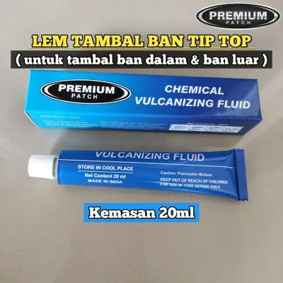 Lem tambal ban Tip Top PREMIUM Kemasan 20ml - Lem untuk tambal ban dalam dan ban luar - BESTPATCH PREMIUM