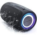 ZEALOT Bluetooth Speaker, IPX6 Waterproof Wireless Speaker, Outdoor Portable Speakers with Bluetooth 5.0, 30H Playtime, RGB Light, Dual Pairing for Home, Party. 