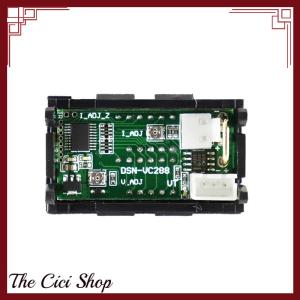 [The Cici Shop] DC 0-100V 10A Digital Voltmeter Ammeter Dual Display Voltage Detector Current Meter Panel Amp Volt Gauge 0.28&quot Red Blue LED