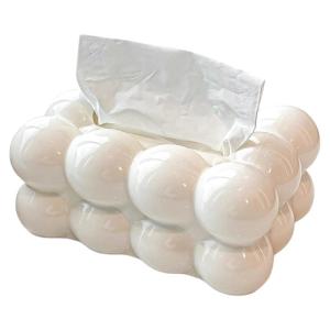 Whimsical Rabbit Tissue Box For Kids Rooms Or Offices Durable Plastic Build Convenient Refill Process Enhances Ambiances