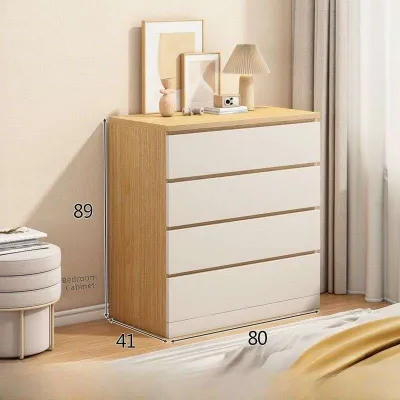 Wooden Drawer Drawer Cabinet Wood Solid Wood Cabinet Drawers Storage Wooden Drawer Cabinet Modern Minimalist Solid Wood Color Five Drawer Cabinet Storage Cabinet for Bedroom And Living Room against the Wall