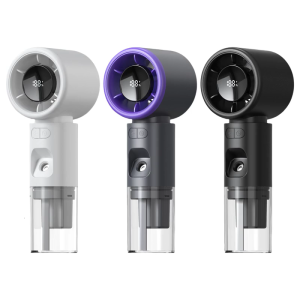 Portable Handheld Cooling Fan Quiet Operation Office Desk Fan Adjustable Speeds USB Rechargeable Cooling Fan for Home