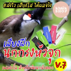 เสียงฝึกนกกรงหัวจุก เพลงเบิ้ล สำหรับหัดนกนับดอก แฟลชไดร์ฟเสียงฝึกนกกรงหัวจุก เมมเสียงฝึกนกกรงหัวจุก เพลง