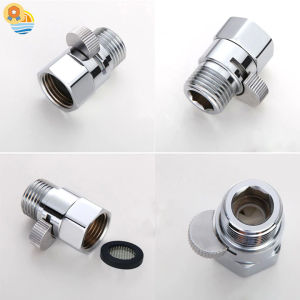 Van khóa nước cho vòi sen bằng đồng thau chất lượng cao tặng kèm vòng lọc đầu vòi