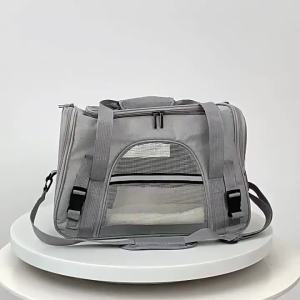[Bồ công anh] Túi Túi đựng chó với bông dày cushionaviation Ba lô chống nghẹt thở du lịch nhỏ gọn bagdog túi lưới ngoài trời