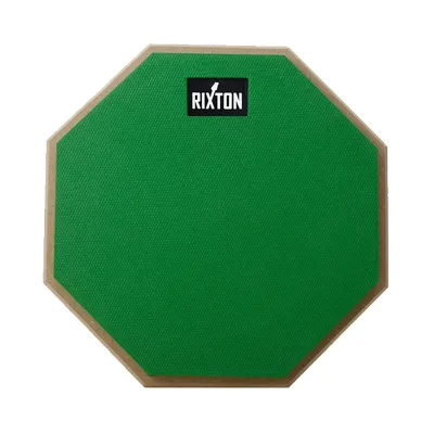 RIXTON 8 Inch Rubber Wooden Dumb Drum Practice Training Drum Pad for Jazz Drums Exercise(Practice Drum Pad 8 Inch)