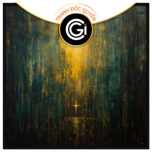 Tranh trừu tượng sơn dầu. Tranh treo tường tranh dán tường Canvas. CGI-283