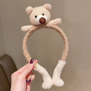 BANDO KOREA ANAK PEREMPUAN WANITA BANDANA BEAR AKSESORIS RAMBUT IMPORT AK87 NOMIDE