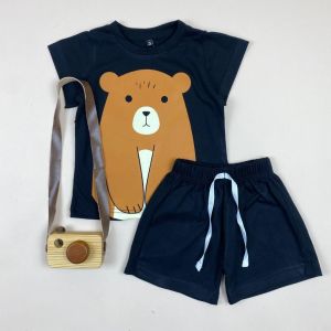 Set Boy Tees Emot - Setelan Baju Anak 2-8 Thn Pineapple Kids