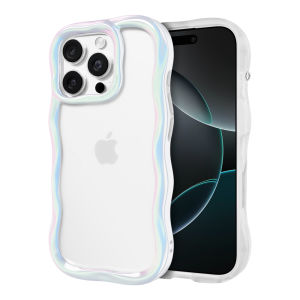 iFace BeBling iPhone case 16 / 16 Pro - Aurora Silver Glossy Metallic Finish Elegant Design