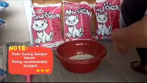 Pasir Kucing MUGEN CLOVER & LAURA Gumpal Wangi Premium Bentonite - Kemasan 12 Liter (HOT PROMO)