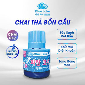 Lọ Cốc Thả Bồn Cầu Hàn Quốc Toilet Cleaner Blue Lake 180g Hương Hoa
