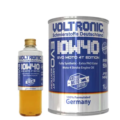 Nhớt tổng hợp Voltronic EVO 4T Edition 10w40 1L dành cho xe số côn tay