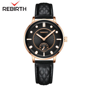 REBIRTH Jam Tangan Wanita 3059 Anggun Korea Gaya Tali Kulit Jam Tangan Cewek