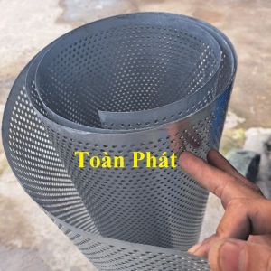 Tôn lỗ mạ kẽm tôn đục lỗ mạ kẽm lưới ruồi kẽm chống rỉ lỗ 4 li (Khổ cao 1m1.2m)