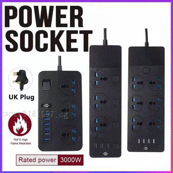 Uk Plug 3000w Power Strip Universal Power Socket Usb Charger Output 3 1a Travel Accessory Plug Uk Plug 3000w Power Strip Universal Power Socket Usb Charger Output 3 1a Travel Accessory Plug