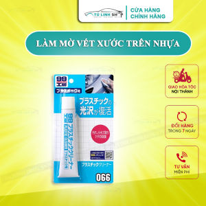 Tuýp kem lấp vết xước chi tiết nhựa ô tô Plastic Cleaner - Soft99