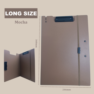 Clipboard With Cover Long Size  File Folder Organizers Clip Board With Double Metal Clip And Strap
