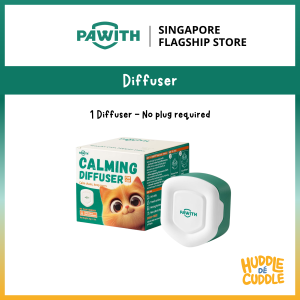 Pawith Cat Calming Diffuser - For Anxious Stress Cats - Pheromones (Pawith - No plug required. Feliway - Plug required)