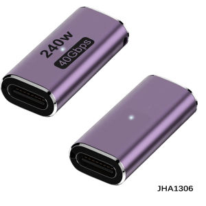 240W USB C Adapter USB Type C Female to Female 40Gbps Couple Connector for Thunderbolt Switch MacBook Laptop Tablet Phone