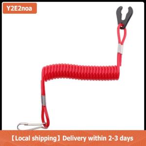 【Local shipping】 Marine Outboard Engine Boat Motor Kill Stop Switch For Jet Ski 2-425hp Key Rope Reminder Rope Boatemergency Stop