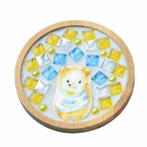 MMLUCK Hoạt động giữa cha mẹ và con cái Bộ vật liệu thảm cốc khảm Sáng tạo Phát triển trí tuệ Bộ dụng cụ làm đế lót ly mOSAIC tự làm Đồ chơi túi vật liệu Thực tế Bộ dụng cụ thủ công pha lê khảm Đồ chơi phát triển cho trẻ em