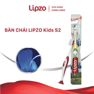 [Combo 3] Bàn Chải Đánh Răng Lipzo Kids S2 Hình Thú Ngộ Nghĩnh Lông Chỉ Tơ Nha Khoa Siêu Mảnh Kháng Khuẩn Dành Cho Bé Trên 5 Tuổi