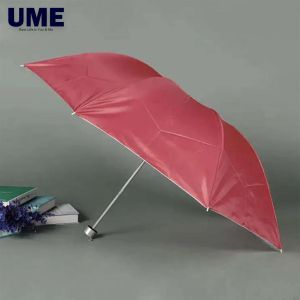 Manual Folding Umbrella 3 Fold Durable Windproof Lightweight For Sun And Rain UM314