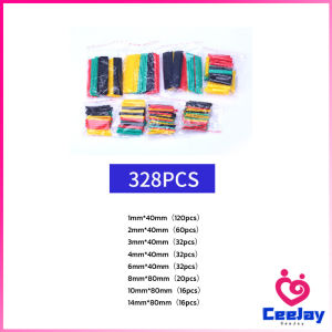 CeeJay ปลอกหุ้มสายไฟ พลาสติก ยืดหยุ่น กันสนิม สําหรับซ่อมแซม 328/164 ชิ้น ต่อถุง Wire protection sleeve