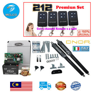 Dnor Autogate Dnor 212 24VDC Heavy Duty Swing and Floding Arm Autogate Motor 4 channel ORIginal Anti-Spy Remote Control Set (Value Premium set)