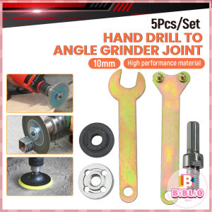 Biblio【Ready in Stock】 5PCS/Set 10mm Electric Drill Conversion Angle Grinder Connecting Rod for Cutting Disc Polishing Whee