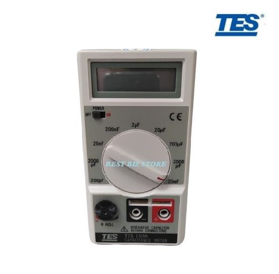 TES 1500 Digital Capacitance Meter 0.1pF－20,000uF · 0.5 Accuracy Lazada