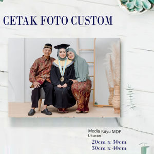 Cetak Foto Murah untuk Pajangan Dinding Rumah Kamar / Foto Lamaran Prewed Wisuda Graduation