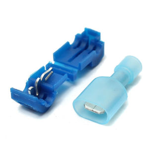 10Pcs T-Tap Wire Connector Quick Splice Wire Terminals Peel-Free Insulated Electrical Connector Plug-in Wire  ﻿