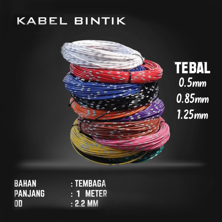 Asli Tembaga Kabel Body Bintik Serabut M Kabel Serabut Bintik Kabel Bodi Kakson Lampu Dll