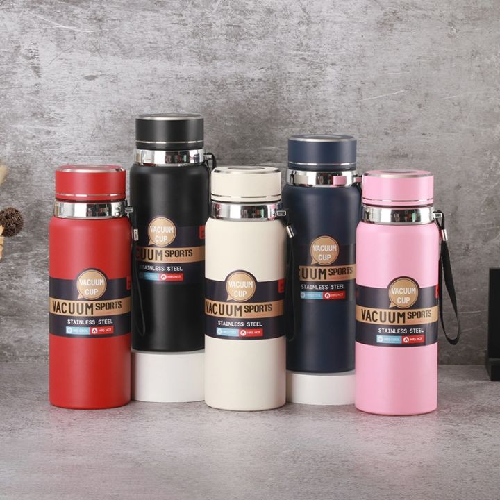 Bình Giữ Nhiệt 3 Lớp Inox Cao Cấp Phong Cách Thể Thao Lọc Trà Inox Sơn ...