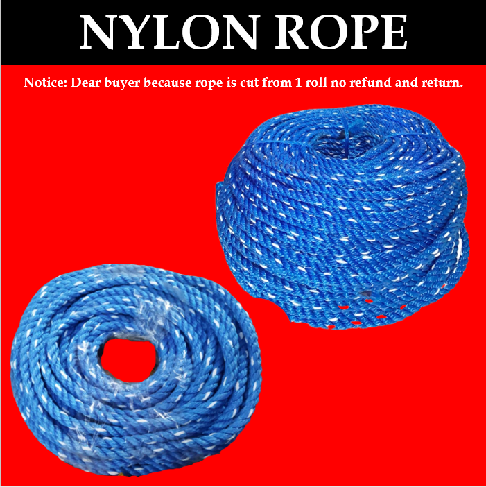 Toyu 5m 10m 25m 50m 100m Nylon Rope 12mm-32mm | Lazada PH