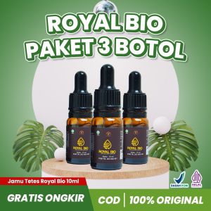 ROYAL BIO EXTRA HEMAT 3 BOTOL 10 ml Jamu Tetes untuk Kesehatan