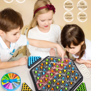 Family Puzzle Triangle Interactive Game Exercise Ones Mind Analyze Enhance The Brain Logical Thinking Puzzle Desktop Games Puzzle Triangle Chess Home Entertainment