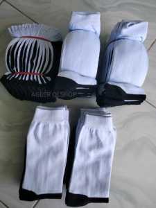 kaos kaki hitam putih sd cowok dan cewek /kaos kaki sekolah untuk anak sd