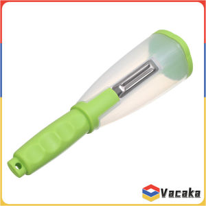 Vacaka Multi-functional Stainless Steel Creative Peeler With Garbage Container For Peeling fruits and vegetables