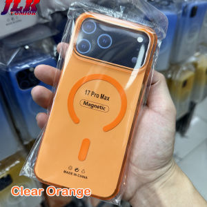 [JLK] Ultra Thin Transparent Hard PC for MagSafe Magnetic Case For iPhone 18 ProMax 17 Air 16 15 14 13 12 11 Pro Max Plus Wireless Charge Clear Cover