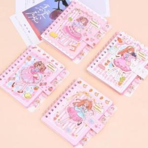 Sổ Tay Mini Ghi Chép Có Quai Xách Gấu Dâu Lotso Dễ Thương - Happy Home 4U