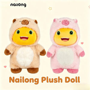 BERMA BABY Nailong Plushie Capybara Clothes Milk Dragon Plush Toys Animal Hat Fluffy Nailong Milk Dragon Stuffed Toy Soft Kids Toys