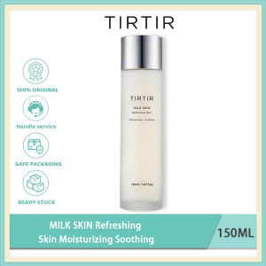 (Highly Recommended) TIRTIR Milk Skin Toner 150ml| Moisturizes hydrates brightens dullness Strengthen the skin barrier