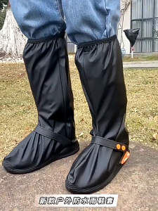 Reusable Watertight Shoe Cover Men Women Nonslip Rainproof Shoe Cover Folding Antiskid Shoe Rain Cover Shoe Protectors