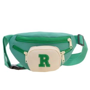 SUNNY BAR Letter Childrens Waist Bag Sports Korean Style Kids Shoulder Bag Cool Lightweight Kids Chest Bag Boys